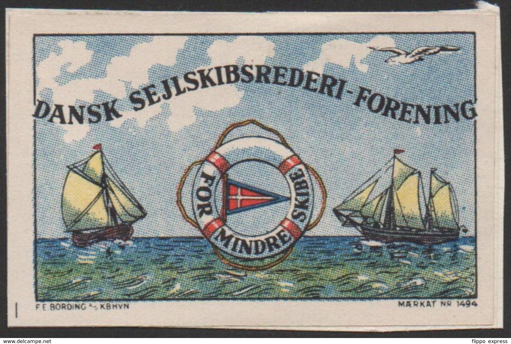 Denmark, Poster Stamp, Maerkat Nr. 1494, Mounted! - Emisiones Locales