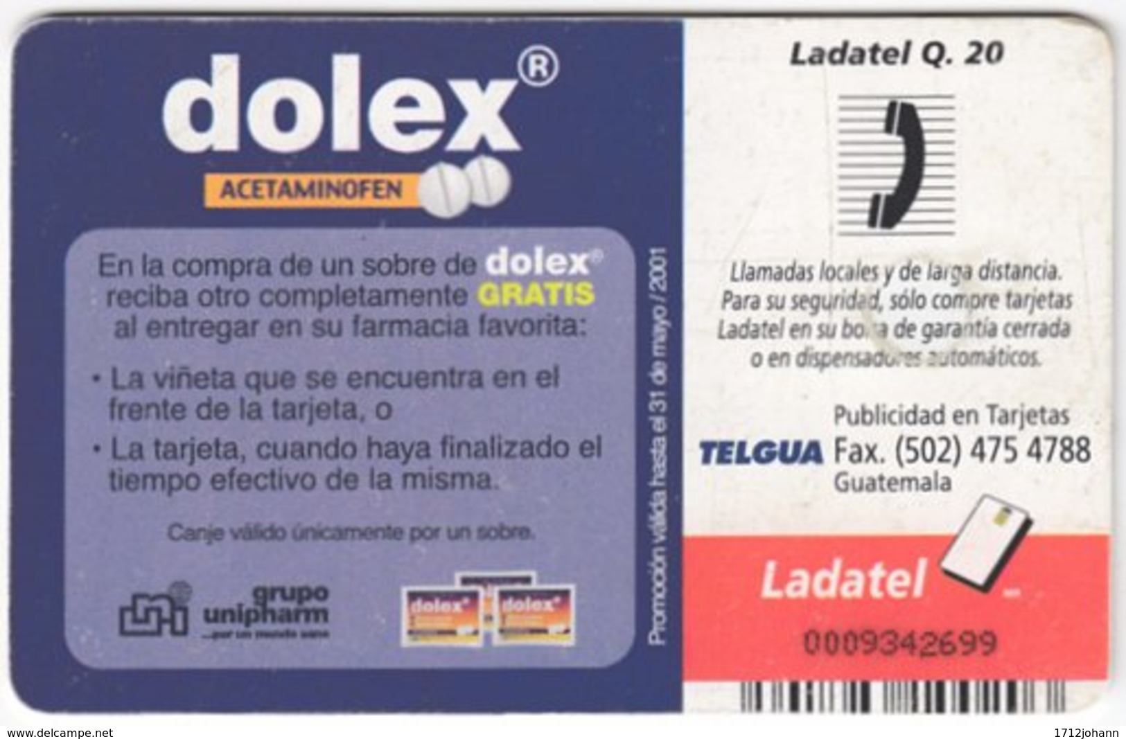 MEXICO A-649 Chip Telmex - People, Woman - Used - Mexiko