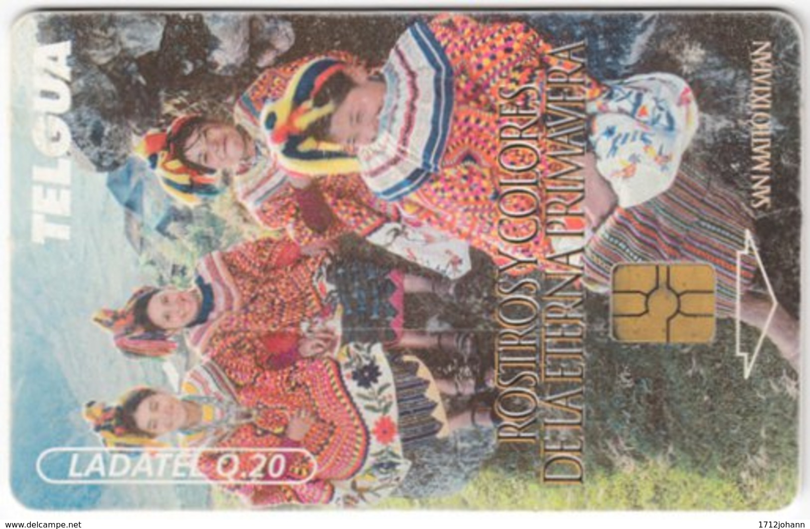 MEXICO A-655 Chip Telmex - Culture, Traditional People - Used - Mexiko