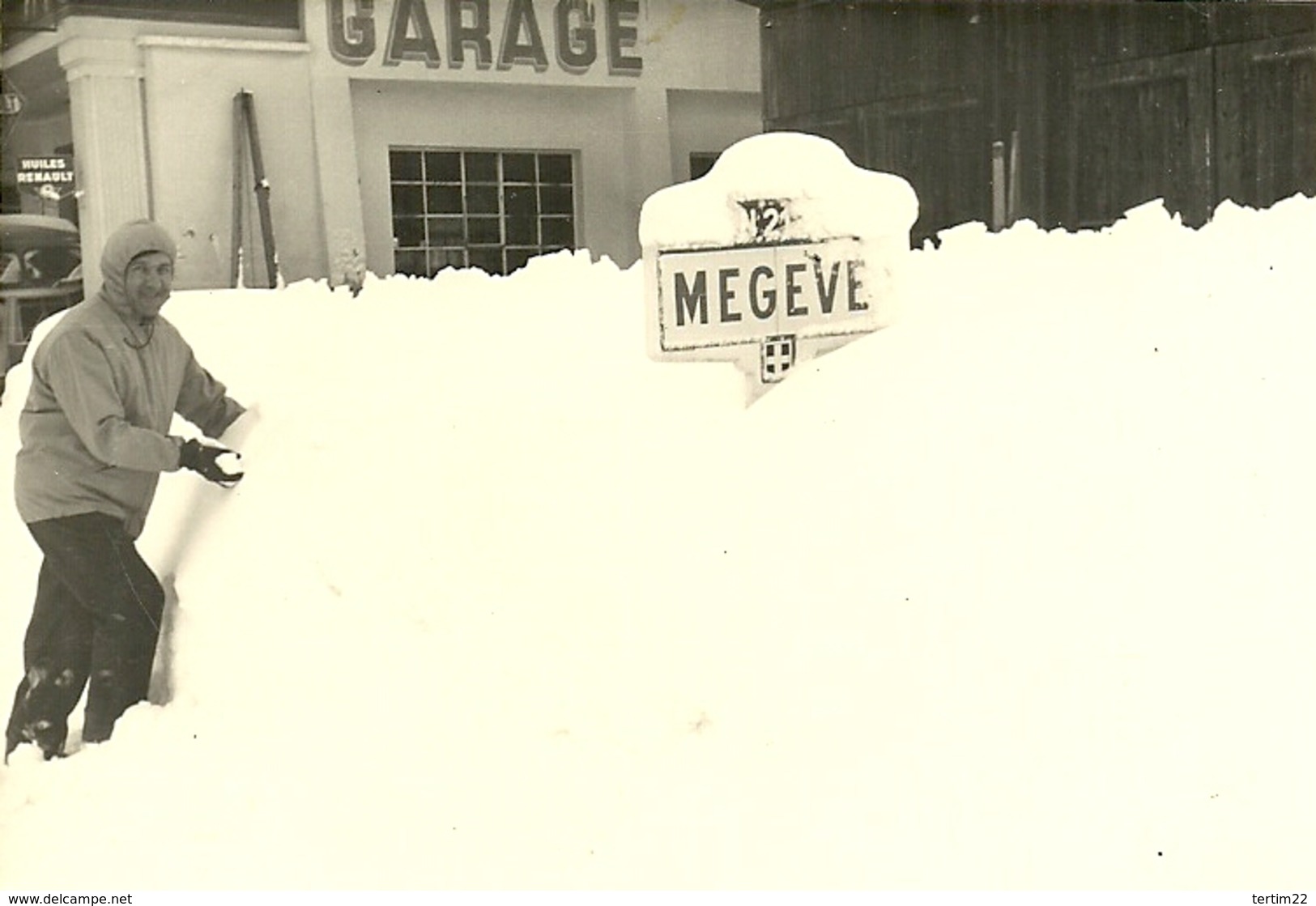 (74 HAUTE SAVOIE  )( MEGEVE )( GARAGE)( AUTOMOBILES ) - Lieux