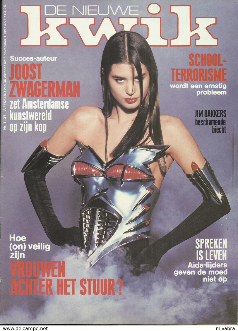 DE NIEUWE KWIK - N° 1437- Okt Nov. 1989 - Artikels - Humor - Erotiek Met Kwik Meisje Van De Week & Kwik Poster - Autres & Non Classés