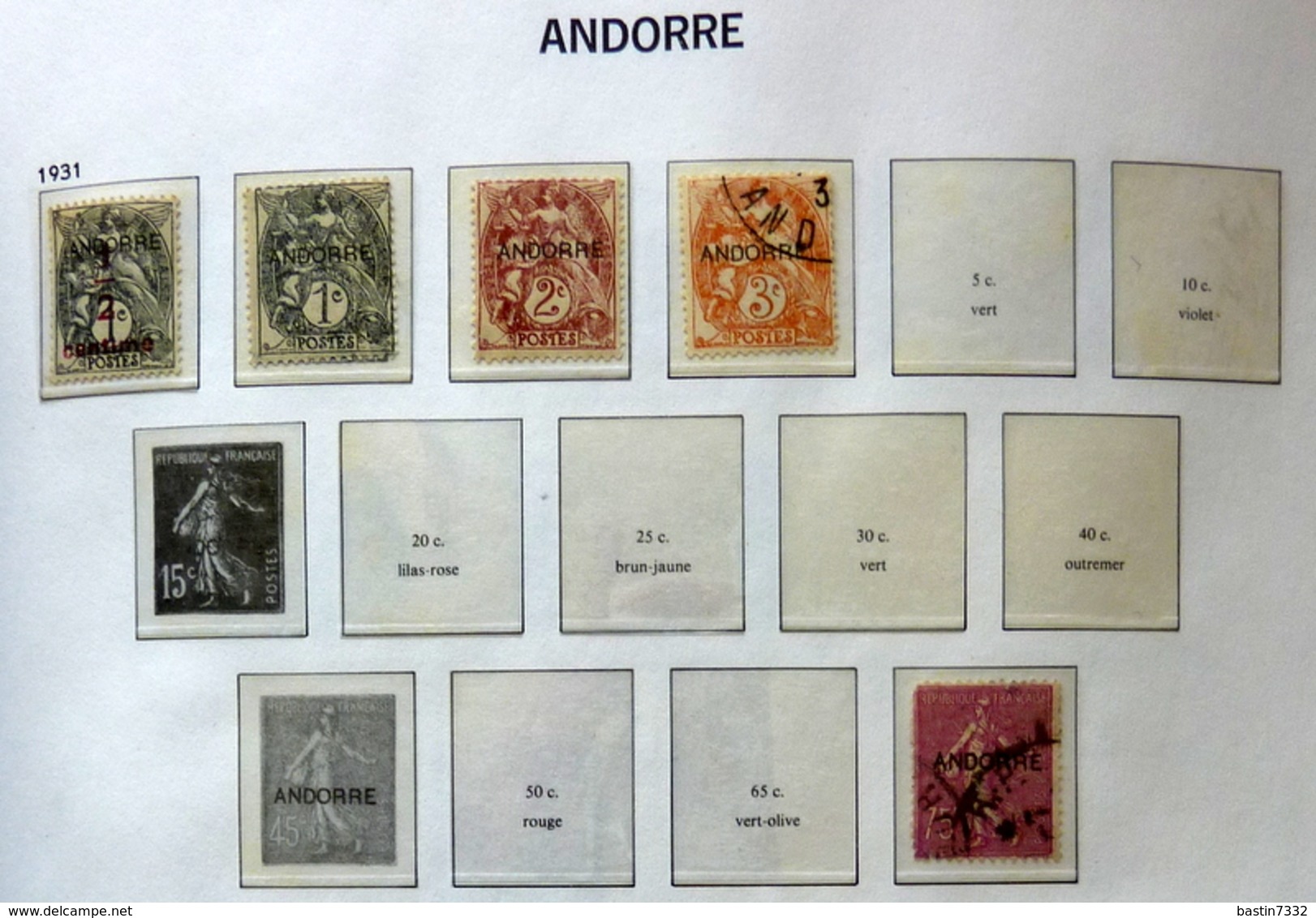 Andorre/Andorra/Principat D'Andorra Collection In Davo Album + Stockbook,high Catalogue Value!!! - Verzamelingen (in Albums)