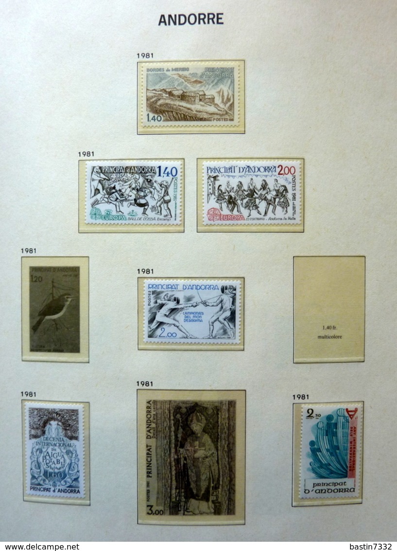 Andorre/Andorra/Principat d'Andorra collection in Davo album + stockbook,high catalogue value!!!