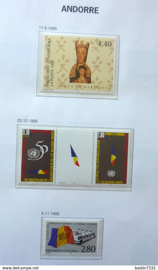 Andorre/Andorra/Principat d'Andorra collection in Davo album + stockbook,high catalogue value!!!