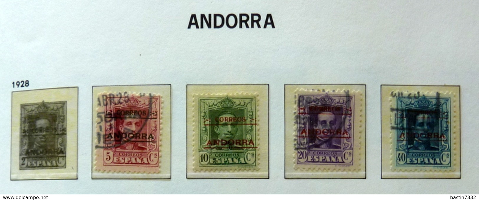 Andorre/Andorra/Principat d'Andorra collection in Davo album + stockbook,high catalogue value!!!