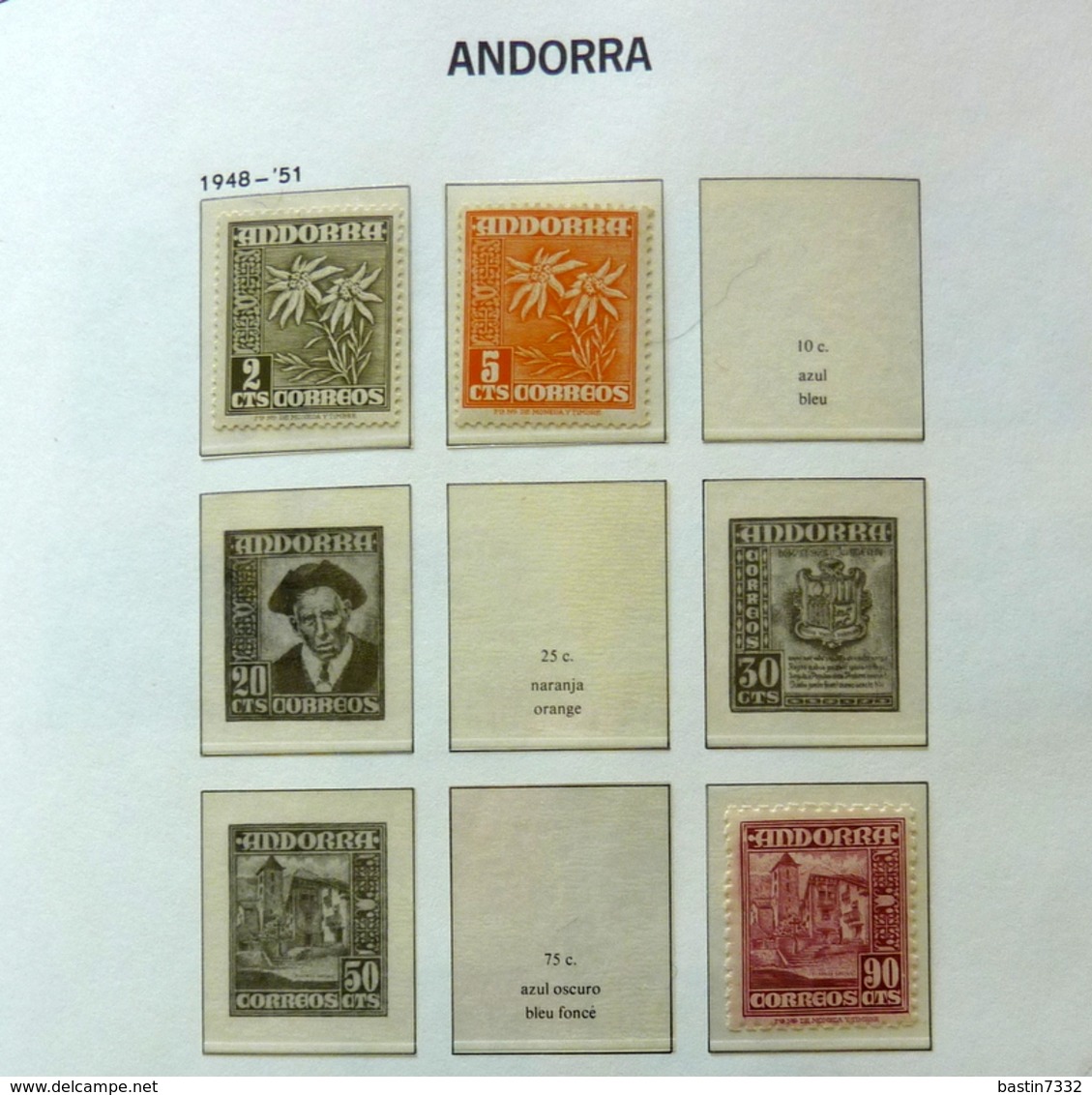 Andorre/Andorra/Principat d'Andorra collection in Davo album + stockbook,high catalogue value!!!