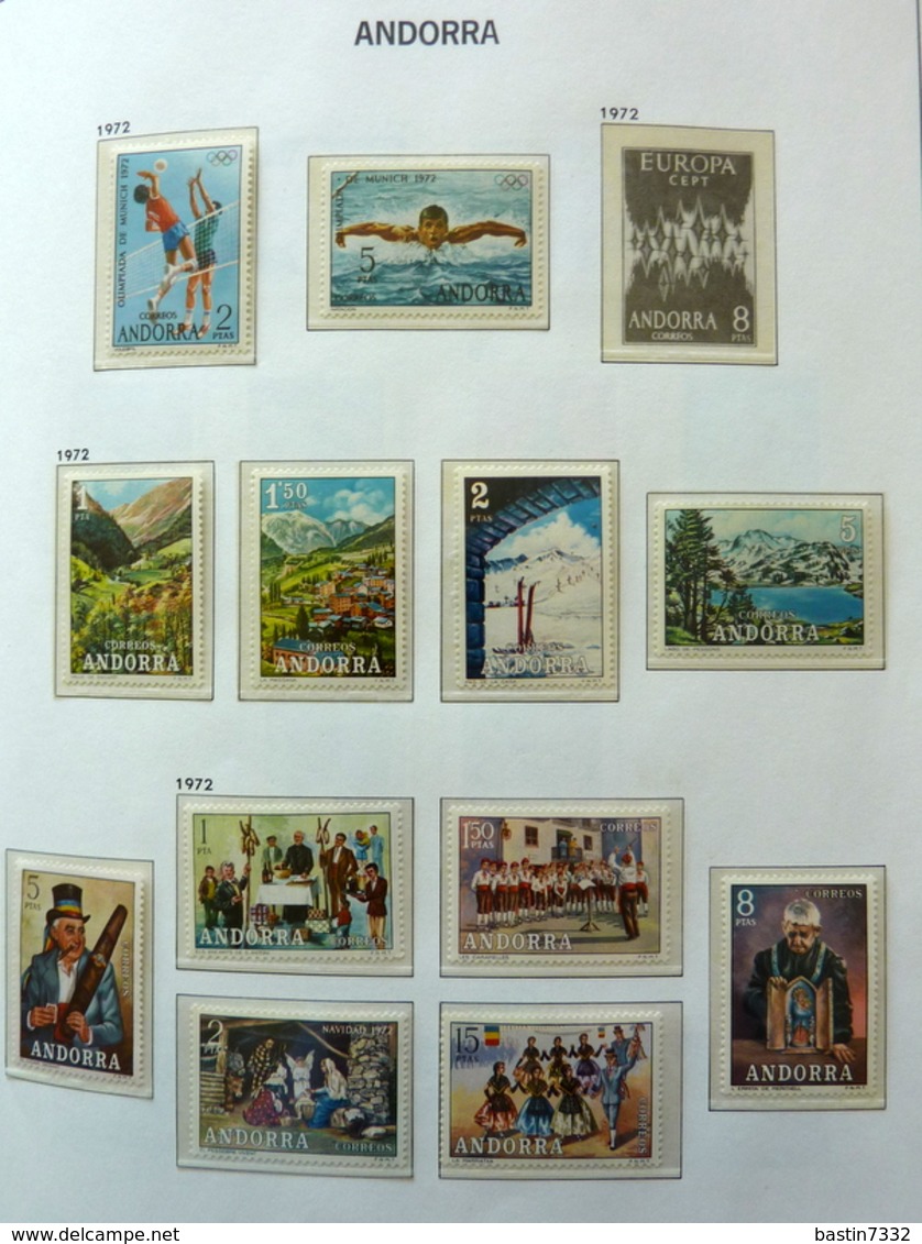 Andorre/Andorra/Principat d'Andorra collection in Davo album + stockbook,high catalogue value!!!