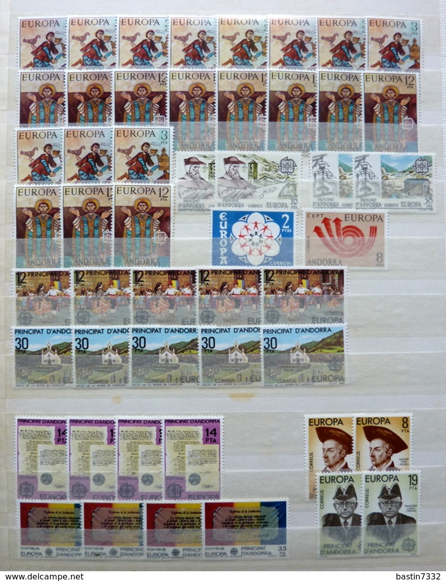 Andorre/Andorra/Principat d'Andorra collection in Davo album + stockbook,high catalogue value!!!