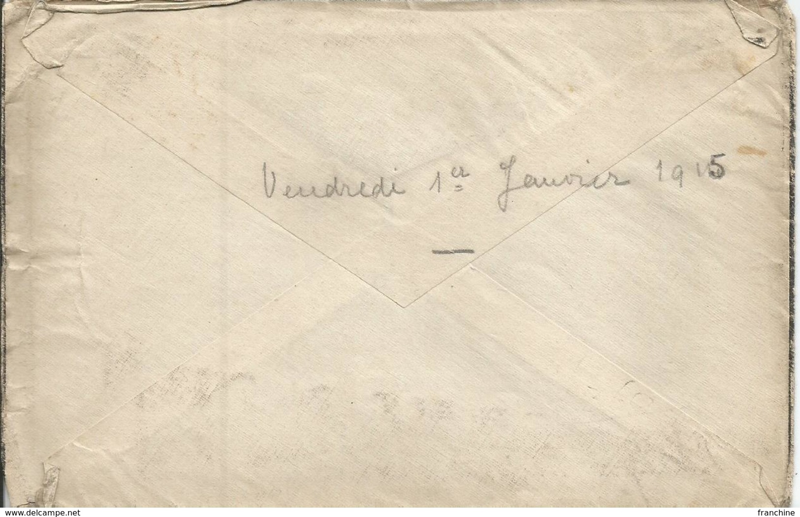 1914 - N°147  Oblitéré (o) Sur Lettre PARIS 96 - Lettres & Documents