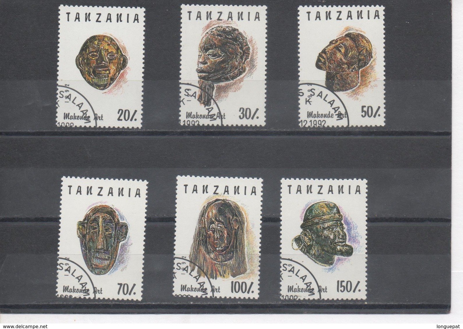 Tanzanie - Art Makondé - Sculptures : Masques Et Têtes - Patrimoine - Folklopre - Coutume - - Tanzanie (1964-...)