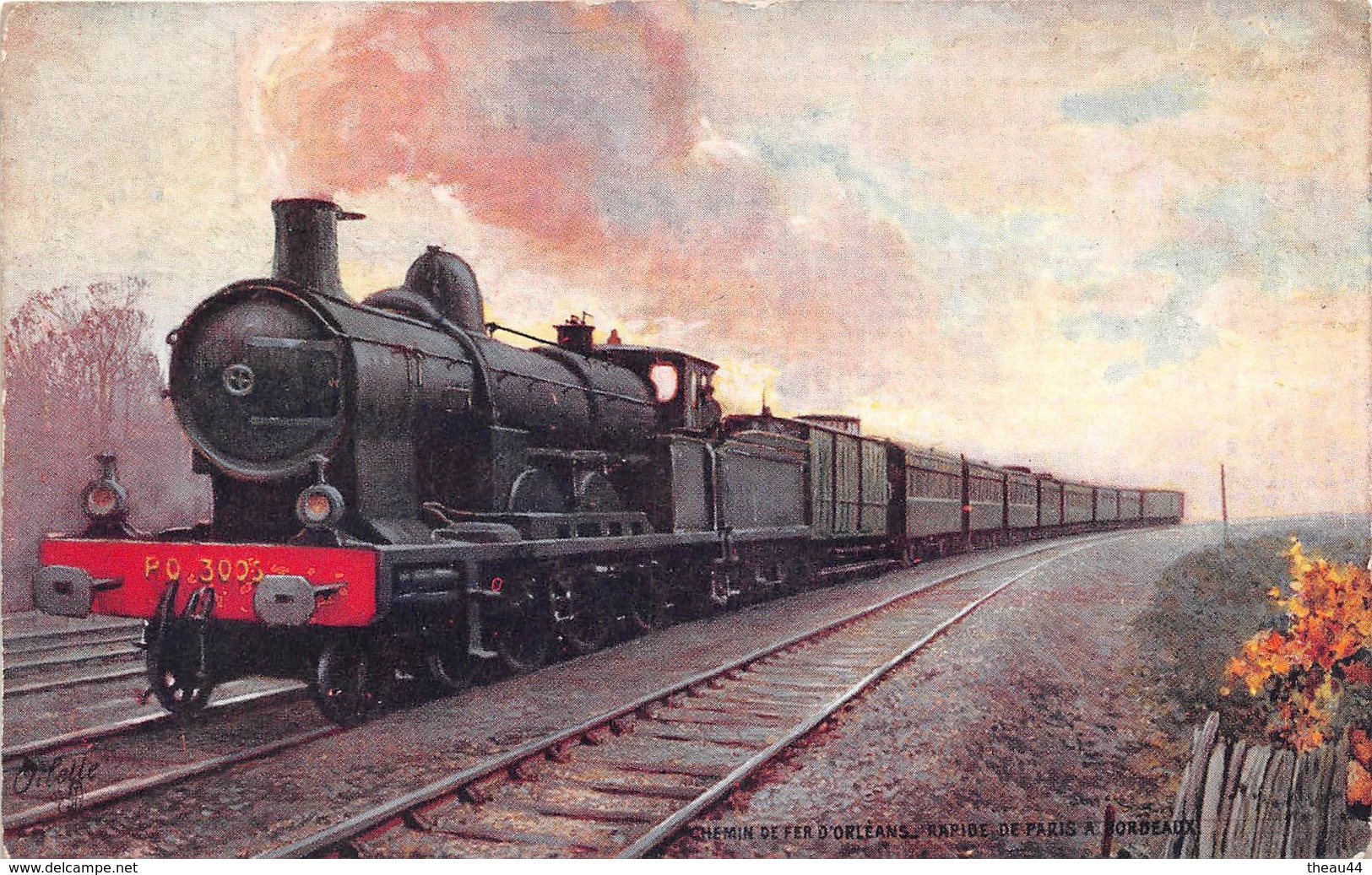 ¤¤  - Les Locomotives  -  Machine Du Réseau ORLEANS N° 3005  -  Train   -  Chemin De Fer - Zubehör