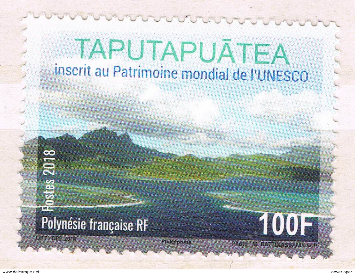 French Polynesia 2018 MNH 100f - Unused Stamps