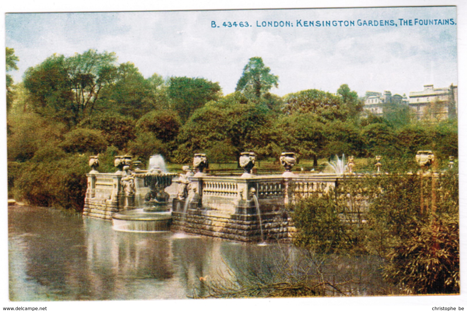 London, Kensington Gardens, The Fountains (pk55899) - London Suburbs