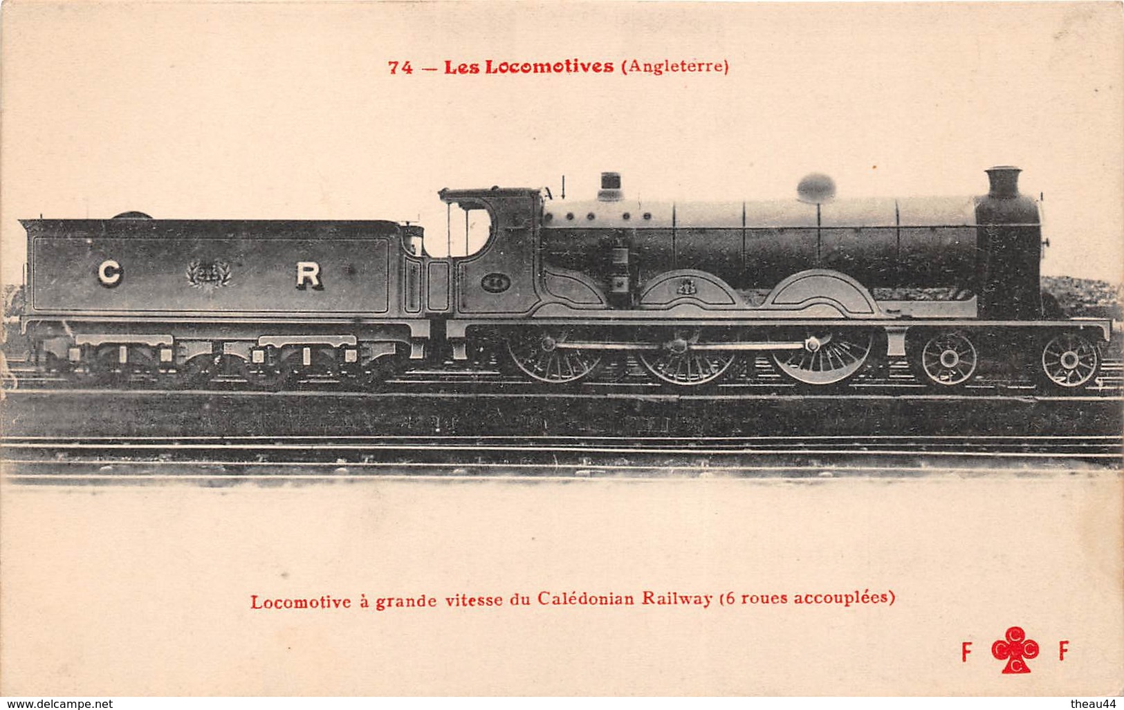 ¤¤  - Les Locomotives  -  Angleterre   -  Machine   - Chemin De Fer -  Train   - - Materiale