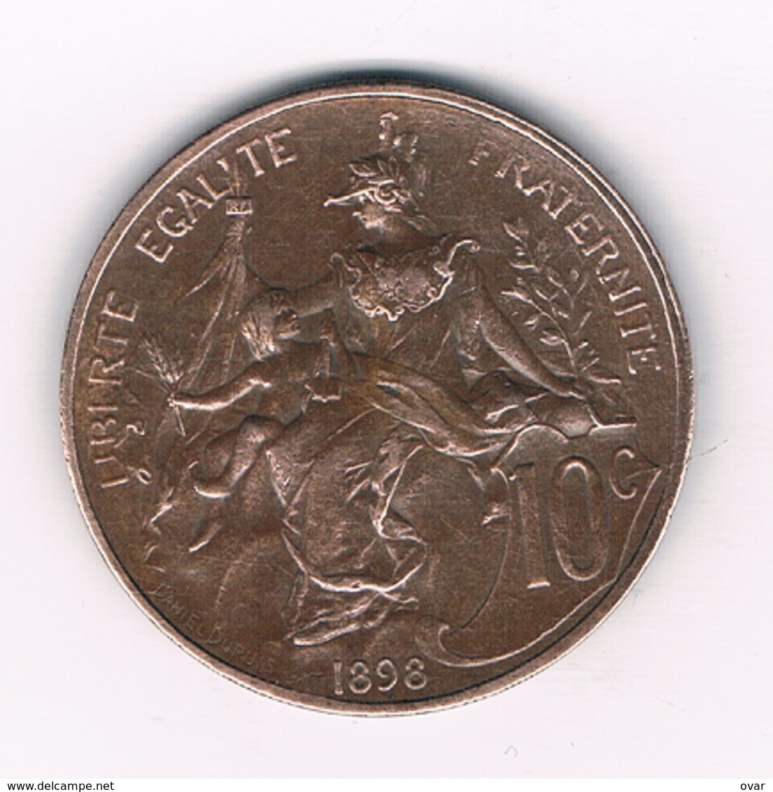 10 CENTIMES 1898 FRANKRIJK /2968/ - Sonstige & Ohne Zuordnung