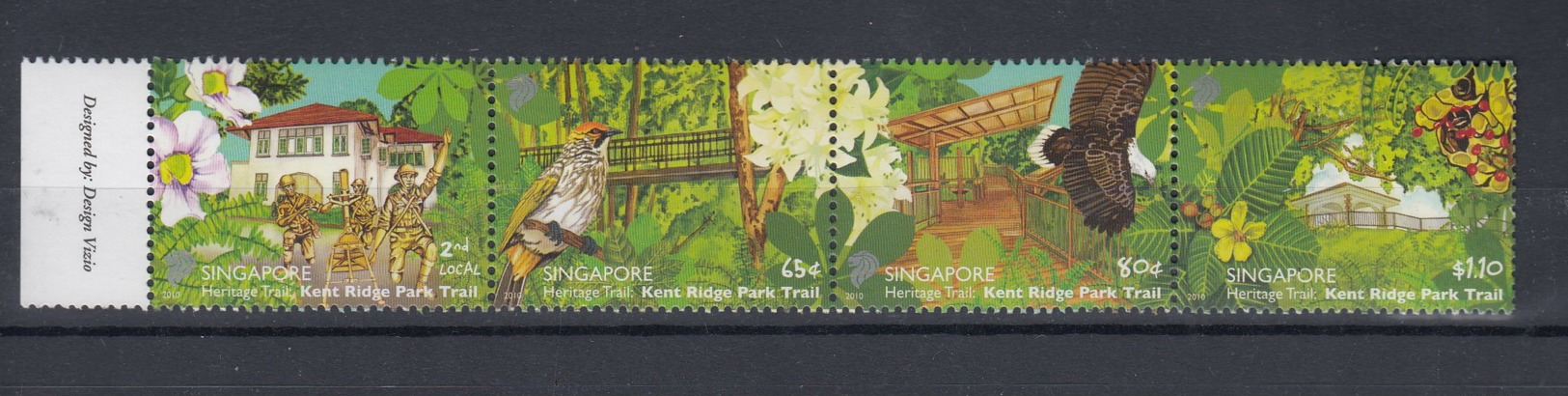 Singapur  (BBK) Michel Cat.No. Mnh/** 1961/1964 Birds - Singapour (1959-...)