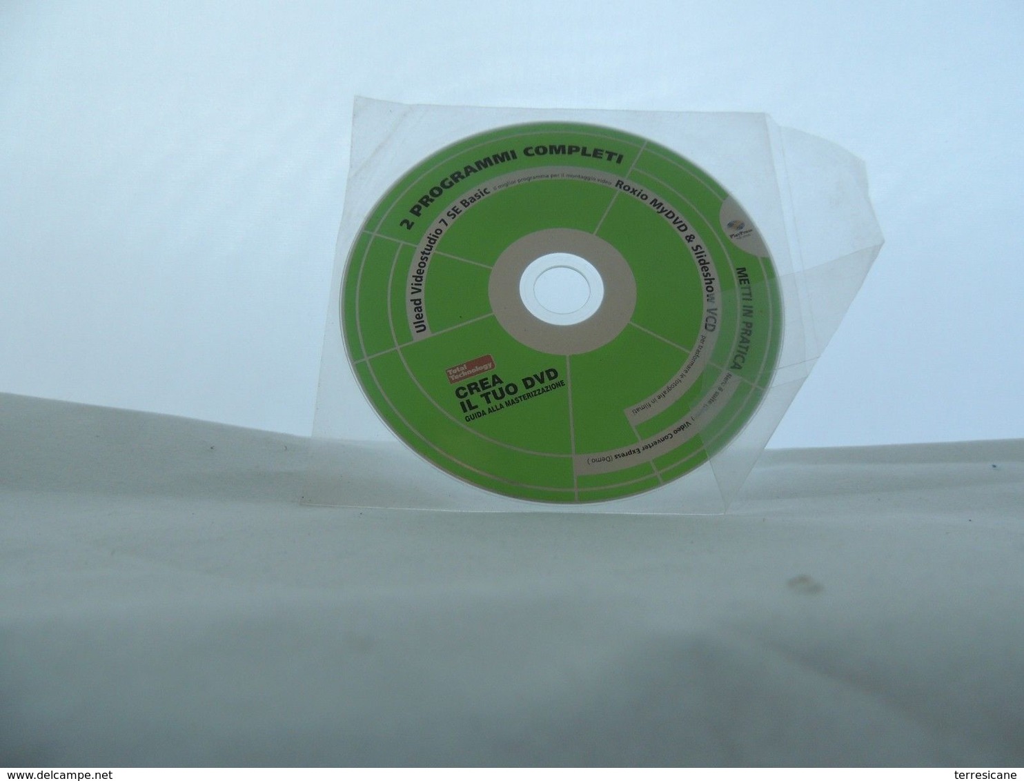 G4 ULEAD VIDEOSTUDIO 7 SE BASIC ROXIO MYDVD SLIDESHOW VCD CREA IL TUO DVD - CD