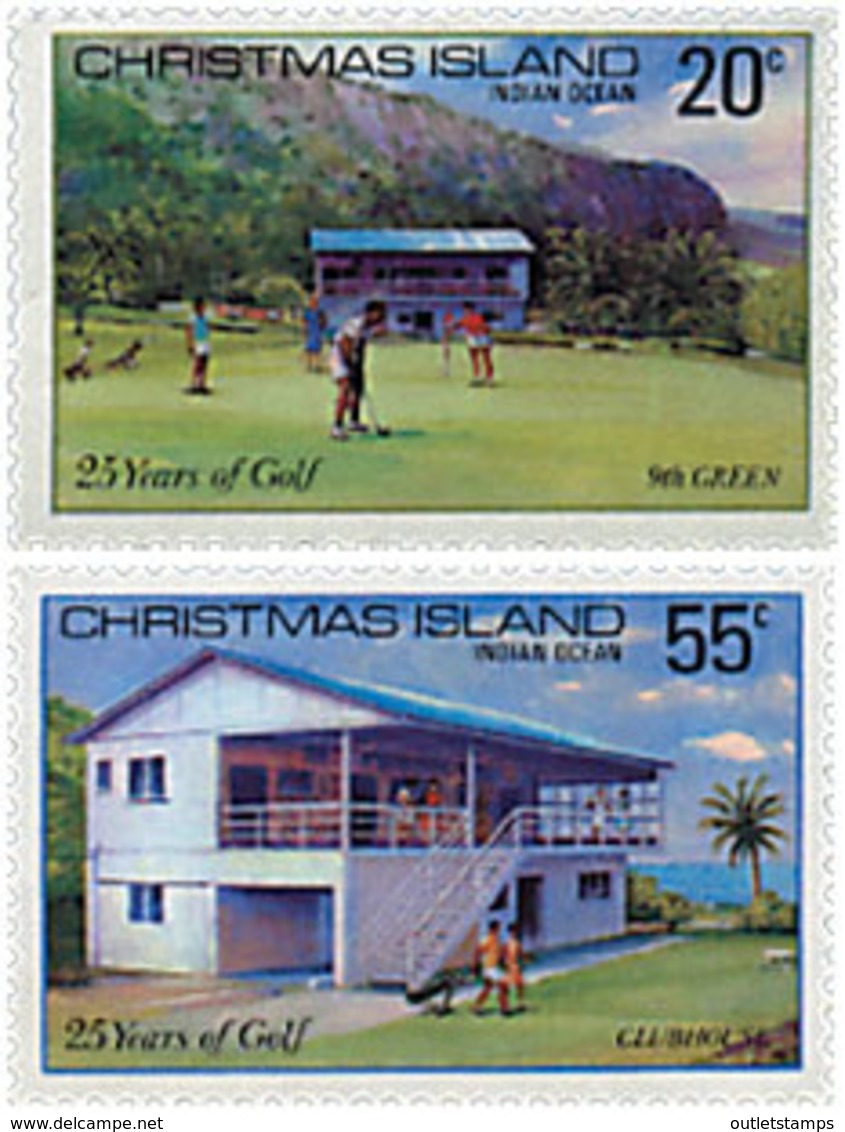 Ref. 45970 * NEW *  - CHRISTMAS Islands . 1980. 25th ANNIVERSARY OF ISLAND GOLF CLUB. 25 ANIVERSARIO DEL CLUB DE GOLF DE - Christmas Island