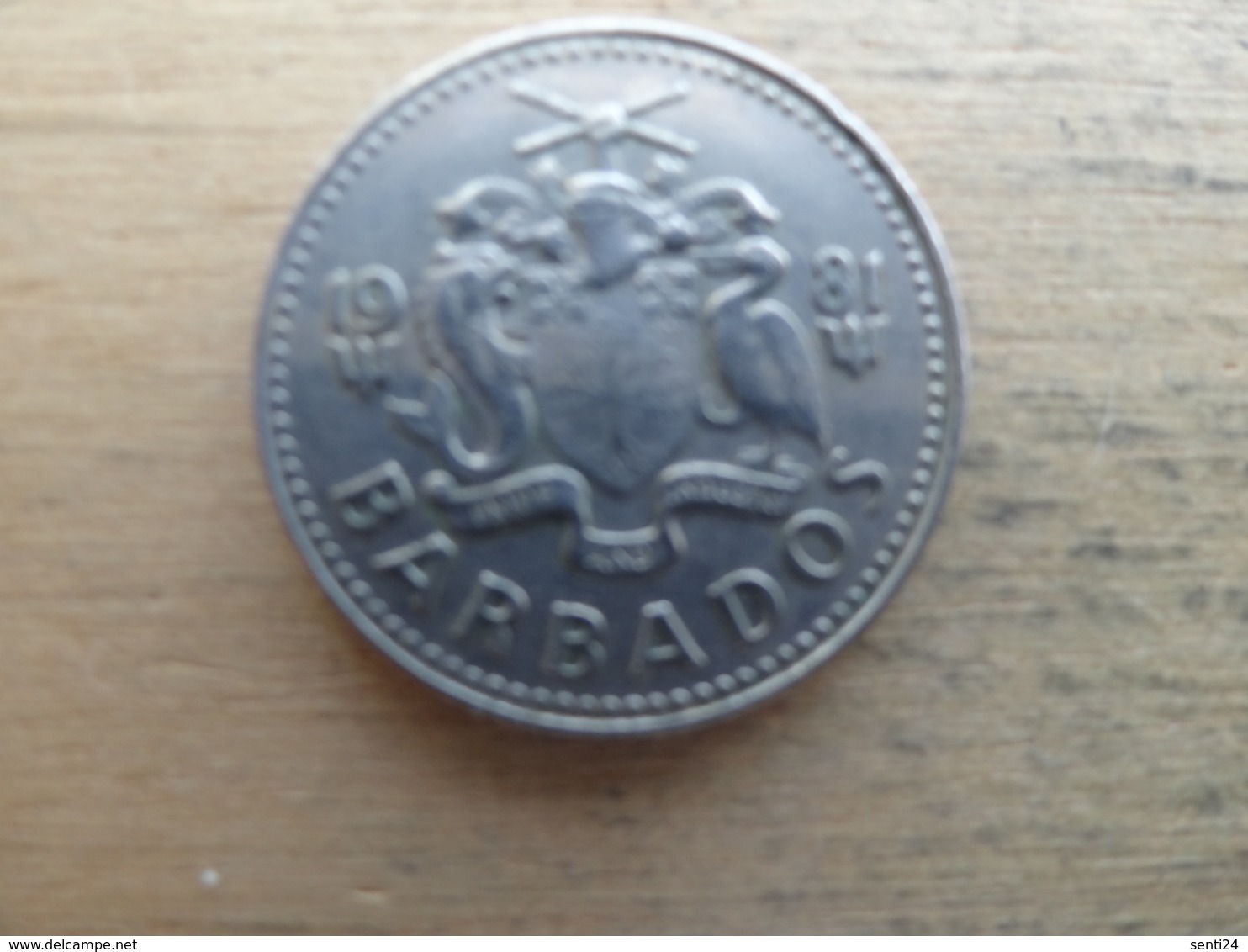 Barbades  25  Cents  1981  Km 13 - Barbades
