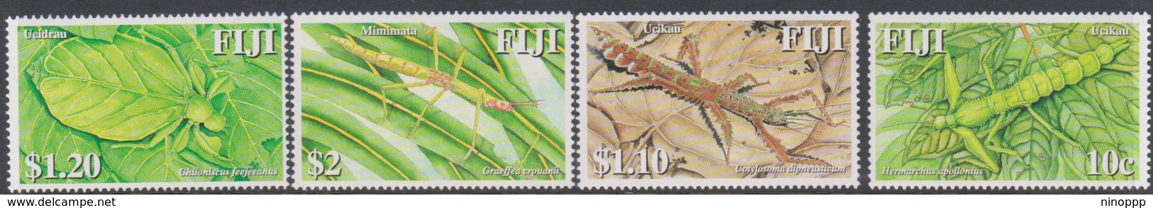 Fiji SG 1330-1333 2006 Stick Insects, Mint Never Hinged - Fidji (1970-...)