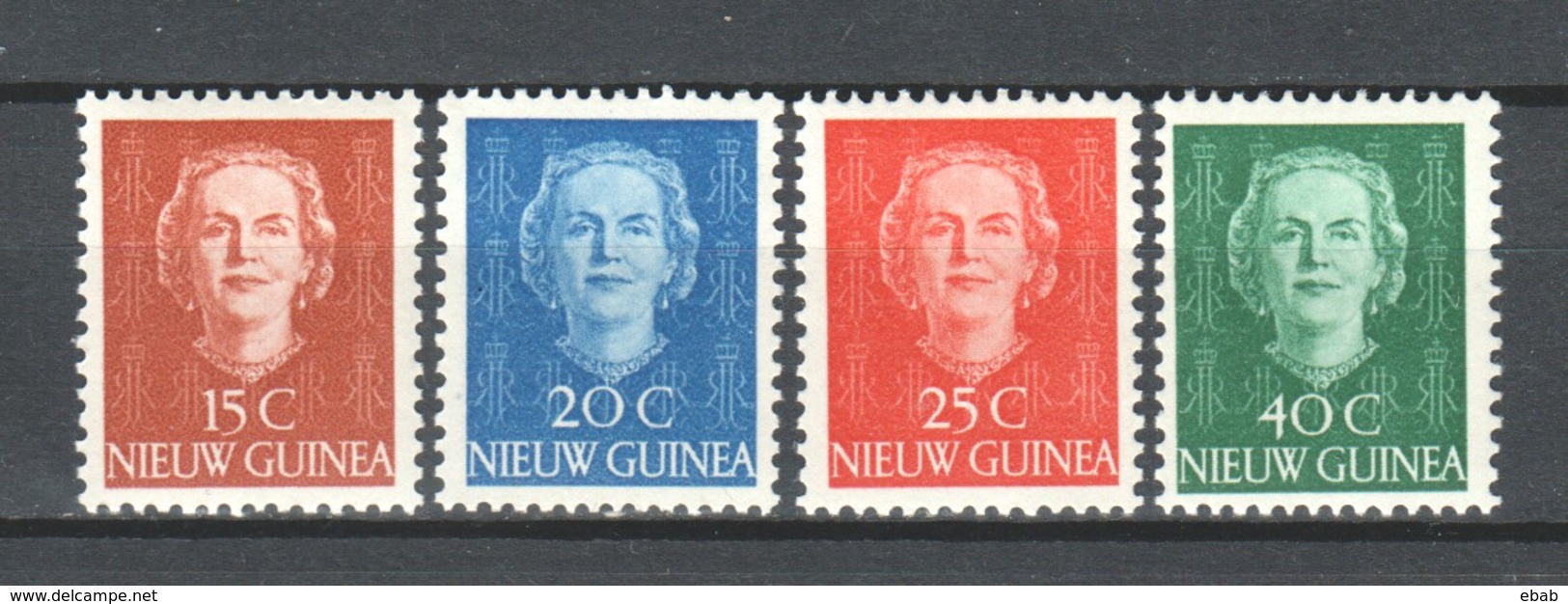 Netherlands New Guinea 1950 NVPH 10-11-12-14 MNH - Netherlands New Guinea