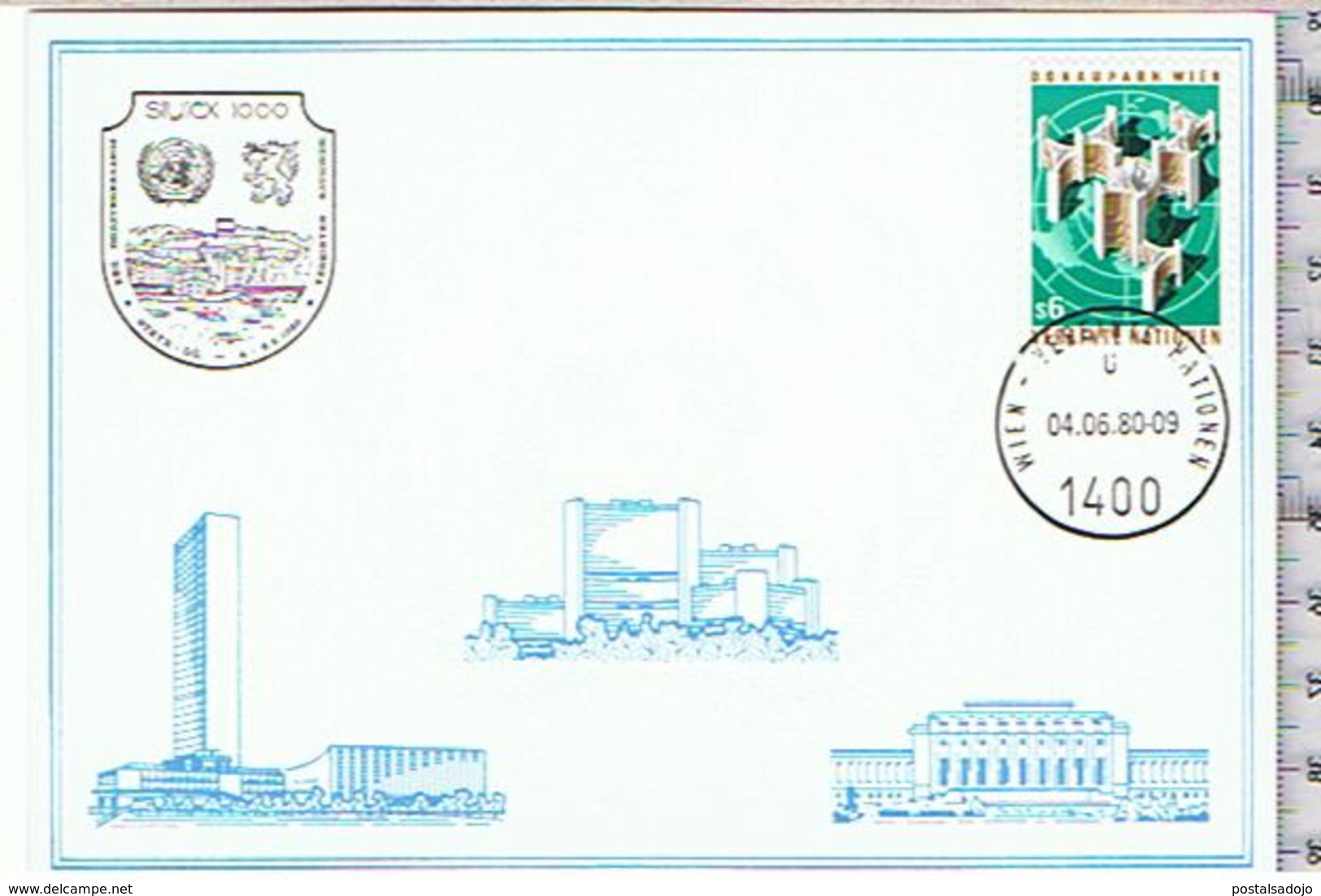 (D 92) UNITED NATIONS WIEN // Y&T 6 // 1980 - Cartes-maximum