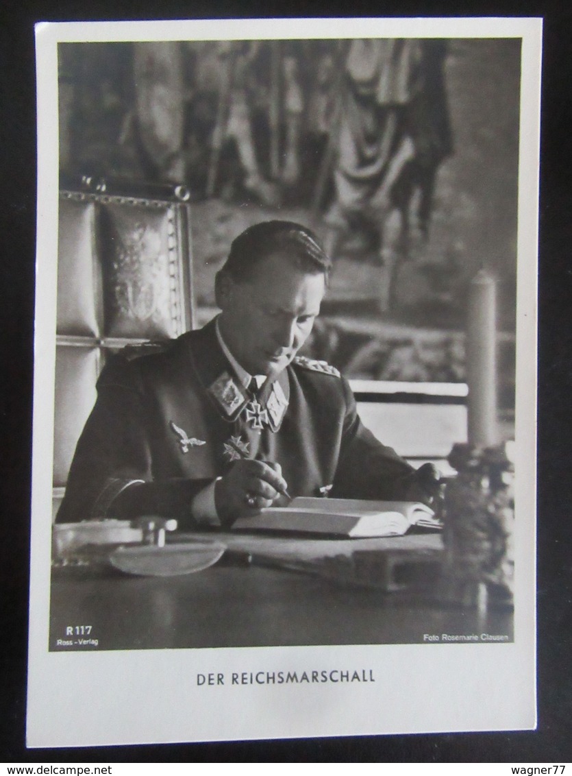 Postkarte Propaganda Reichsmarschall Göring Luftwaffe - Weltkrieg 1939-45