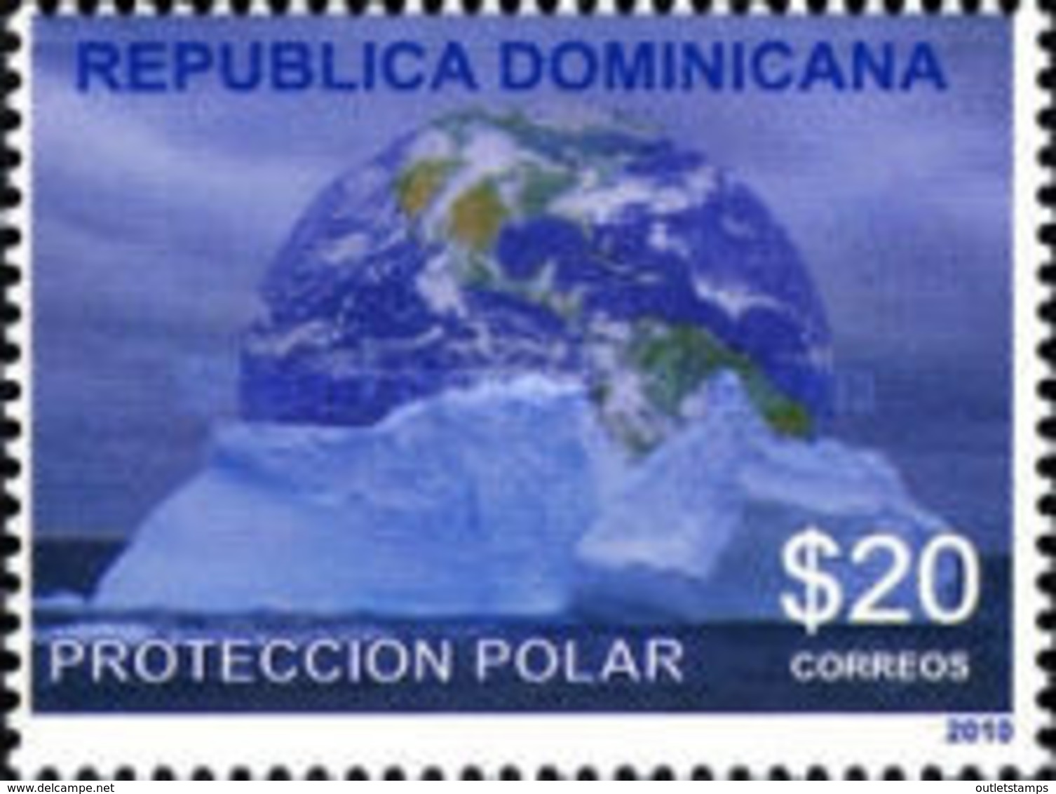 Ref. 367613 * NEW *  - DOMINICANA . 2010. POLES PROTECTION. PROTECCION DE LOS POLOS - República Dominicana