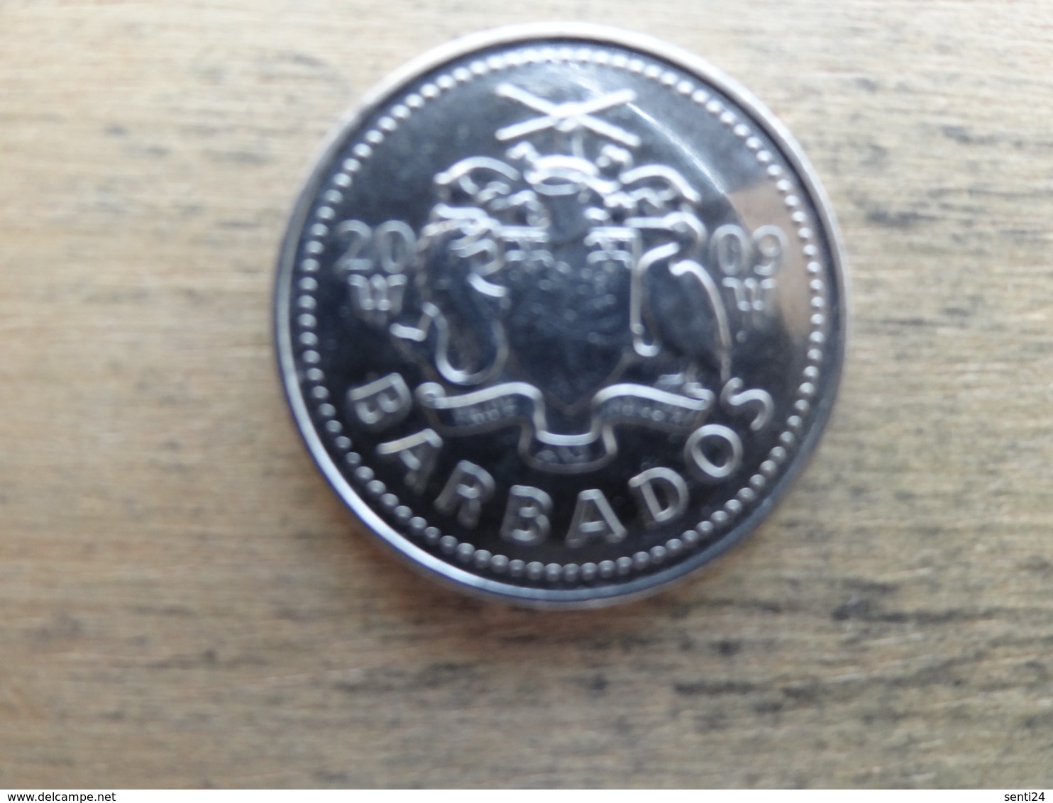 Barbades  25  Cents  2009  Km 13 A - Barbados