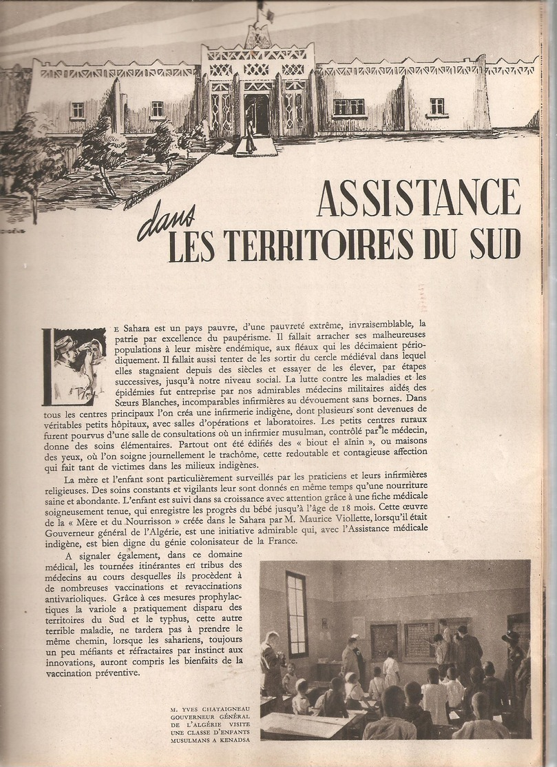 ESSOR De L'ALGERIE Par Le Gouvernement Général En 1947 - History