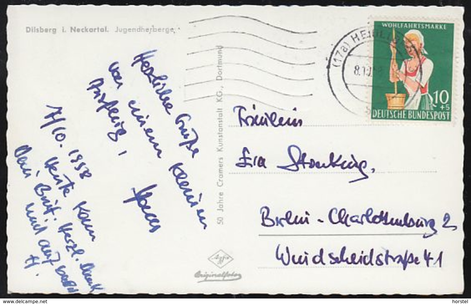 D-69151 Neckargemünd - Dilsberg Im Neckartal - Jugendherberge - Nice Stamp (1958) - Neckargemuend