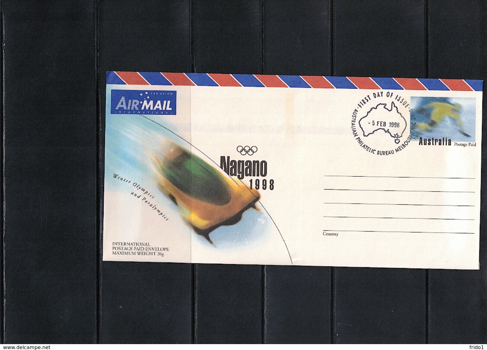 Australia 1998 Olympic Games Nagano Interesting Postal Stationery - Winter 1998: Nagano