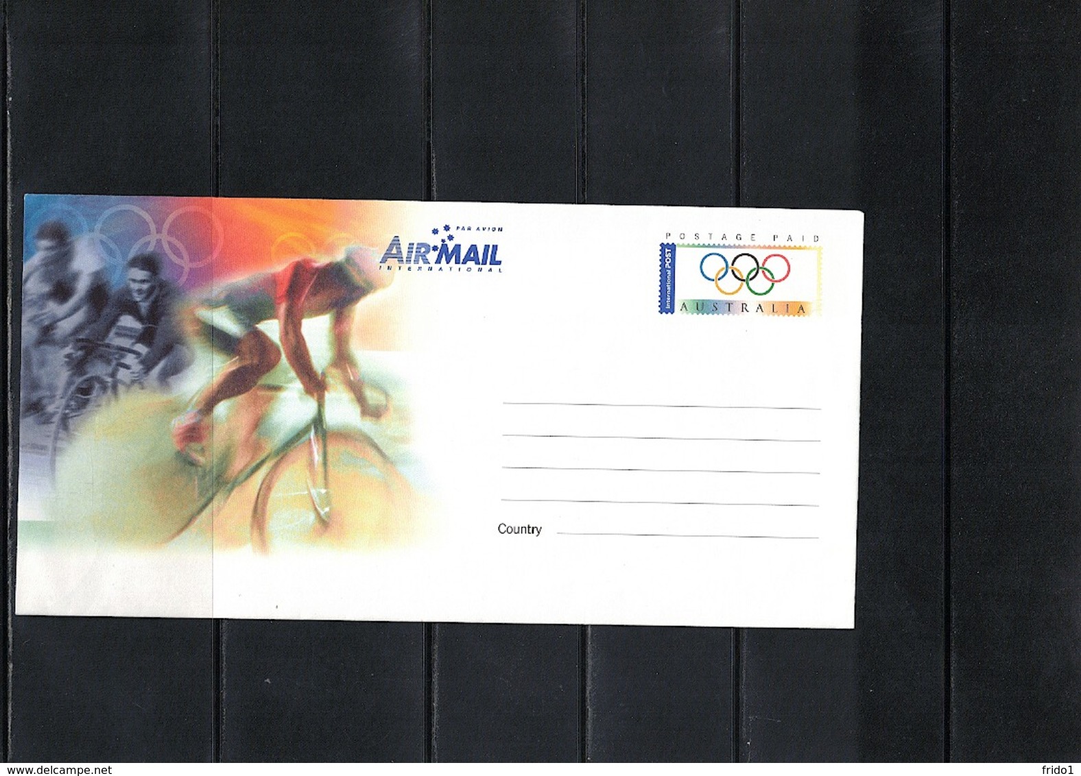 Australia 2000 Cycling Centenary Of The UCI Interesting Postal Stationery - Radsport