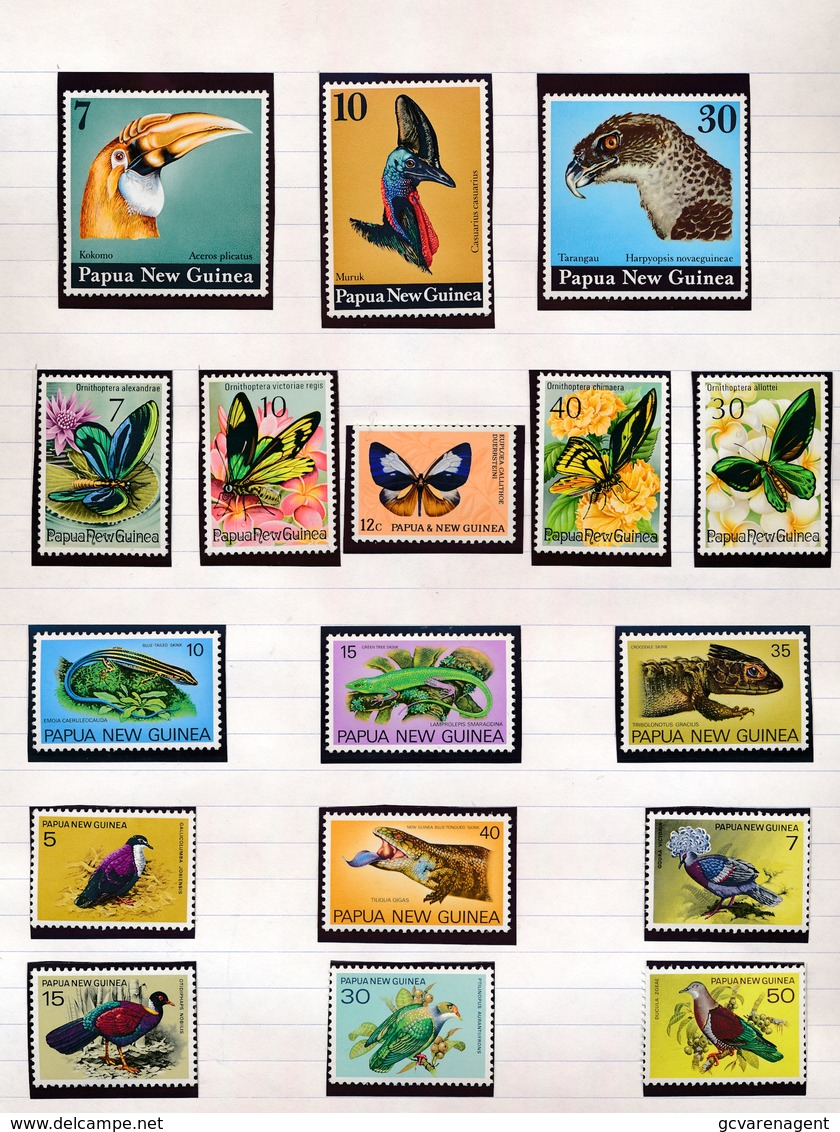 PAPOEA NIEUW GUINEA  17 STAMPS NEW NEUF NIEUW - Papúa Nueva Guinea