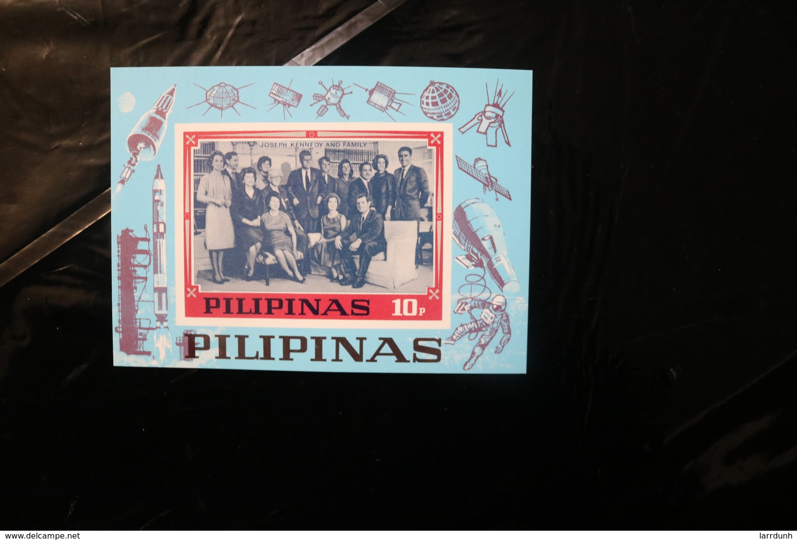 Philippines JFK Family Kennedy Space Souvenir Sheet Block Unlisted MNH 1968 A04s - Philippines