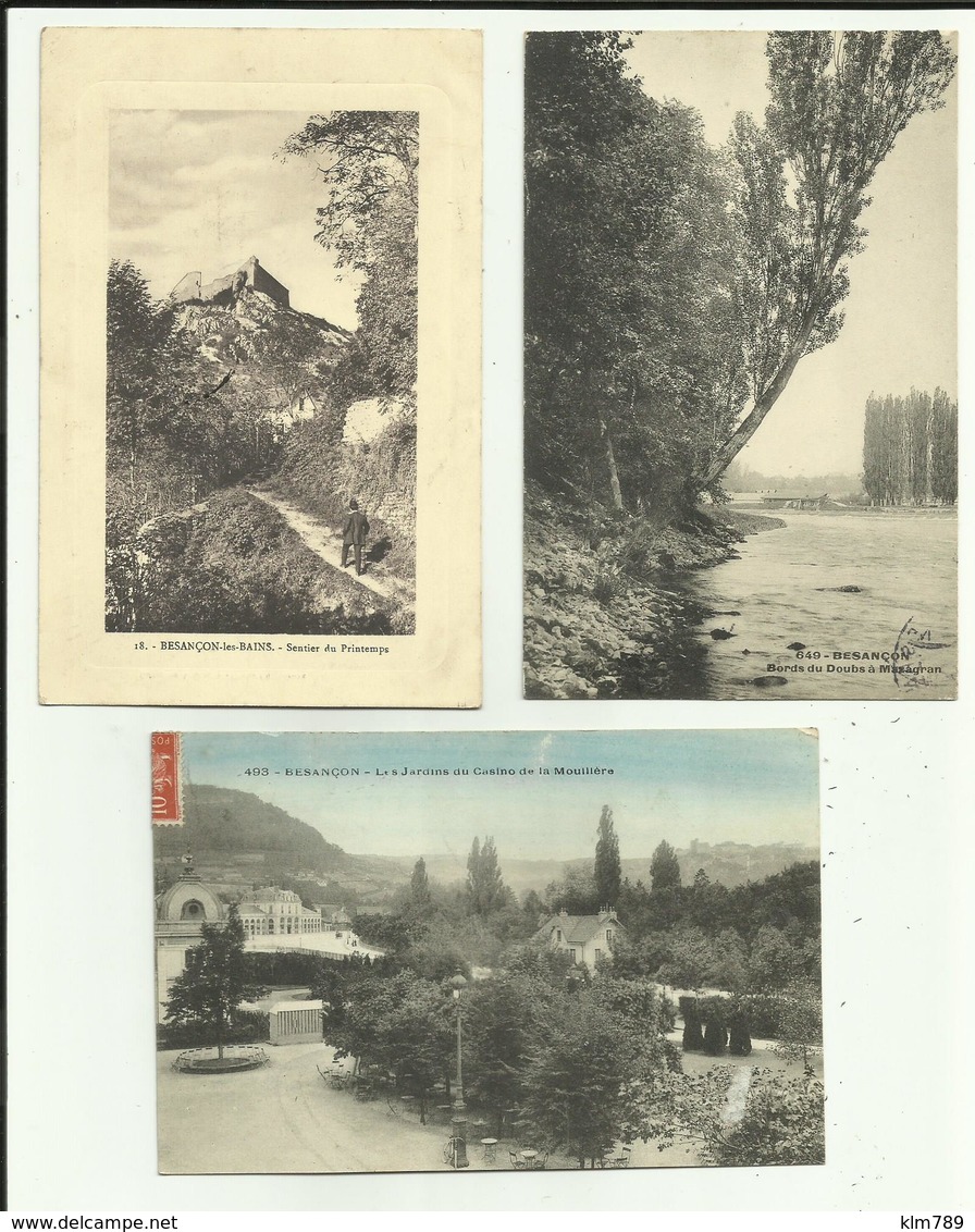 25 - Doubs - Besançon - Lot De 3 Cartes - - Besancon