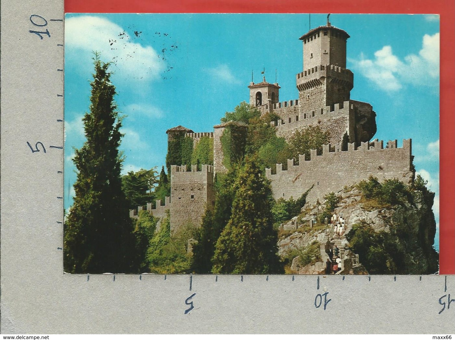 CARTOLINA VG SAN MARINO - 1° Torre - 10 X 15 - ANN. 1967 - San Marino