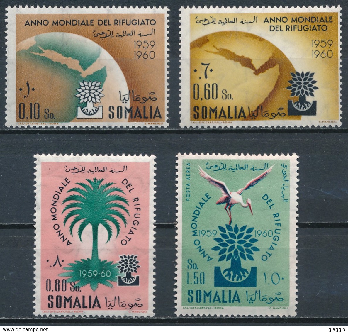 °°° SOMALIA ITALIANA - Y&T N°277/79 + 83 PA - 1960 MNH °°° - Somalia (1960-...)