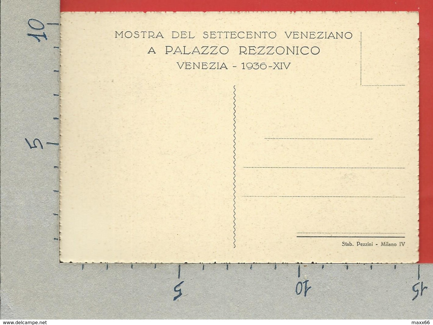 CARTOLINA NV ITALIA - 1936 Mostra Settecento Veneziano Cà Rezzonico VENEZIA - LONGHI Nello Studio Del Pittore - 10 X 15 - Esposizioni