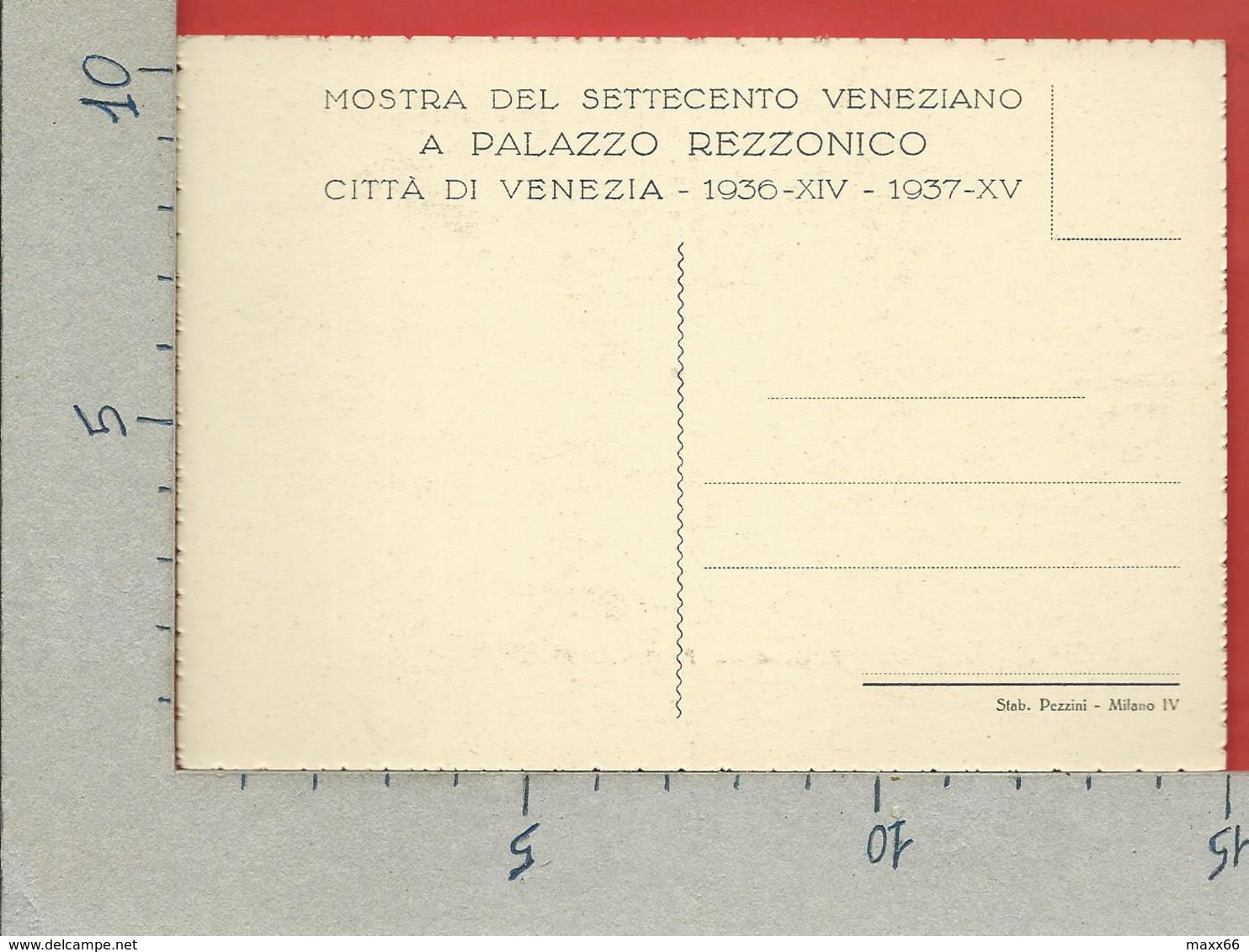 CARTOLINA NV ITALIA - 1936 Mostra Settecento Veneziano A Cà Rezzonico VENEZIA - F. Guardi - Il Parlatorio - 10 X 15 - Esposizioni