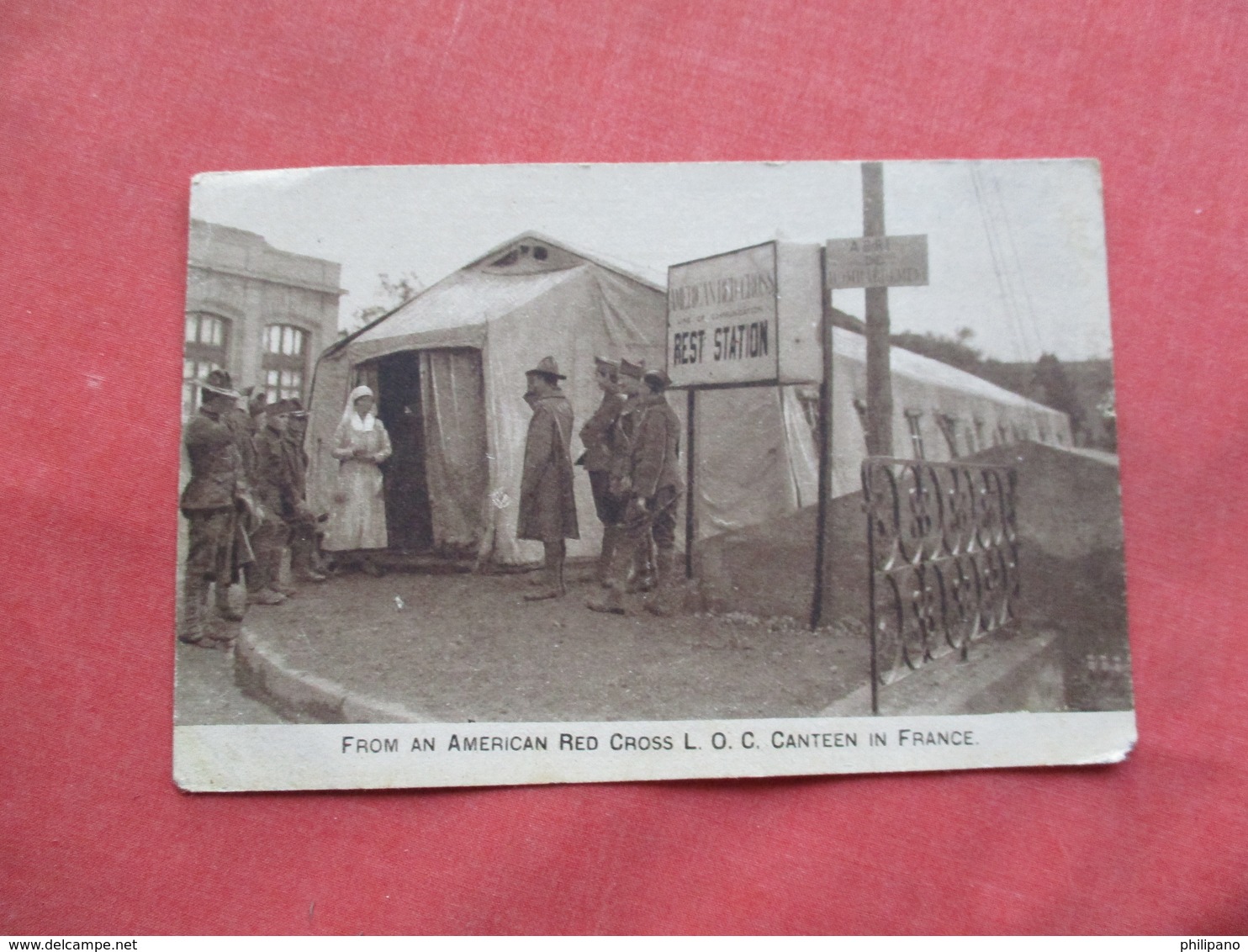 American Red Cross Canteen In France     Ref 3257 - Red Cross