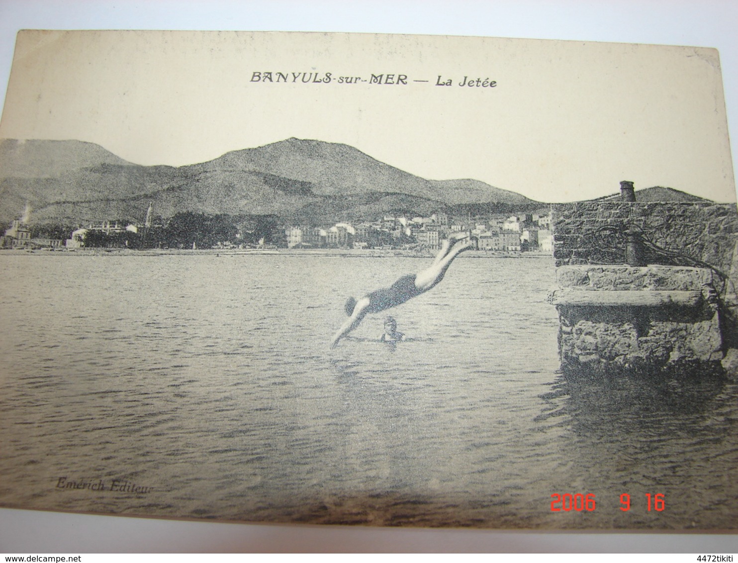 C.P.A.- Banyuls Sur Mer (66) - Plongeon De La Jetée - 1925 - SUP (BB100) - Banyuls Sur Mer
