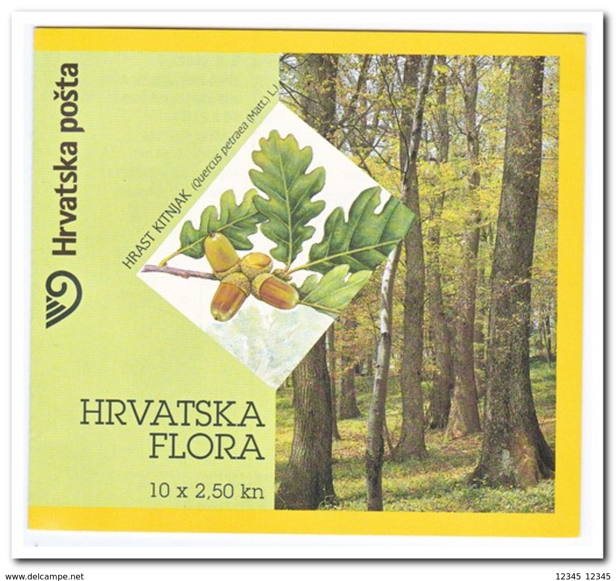 Kroatië 2002, Postfris MNH, Trees, Booklet - Kroatië