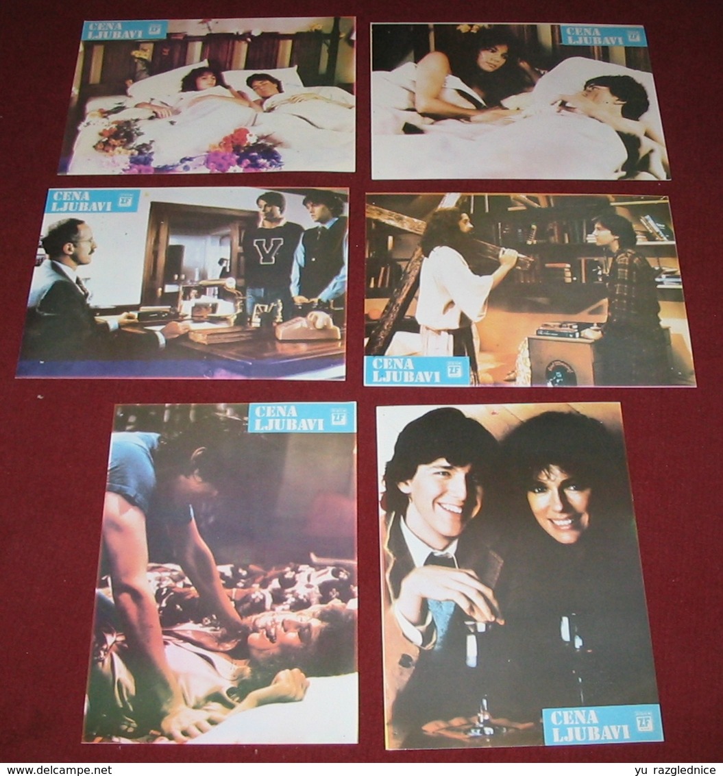 Jacqueline Bisset CLASS Rob Lowe  6x Yugoslavian Lobby Cards - Photographs