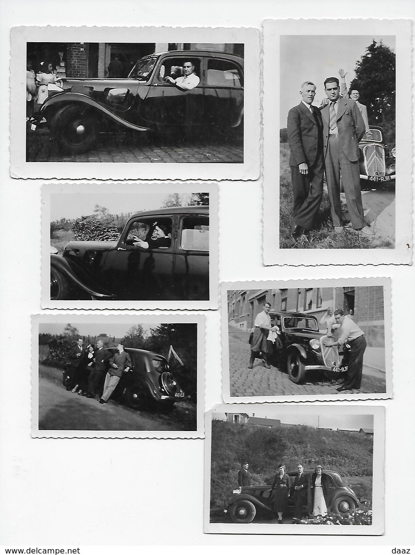 Oldtimer  Voiture Ancienne Automobile  Citroën Traction Photos 9x6 Et 12x7 - Cars