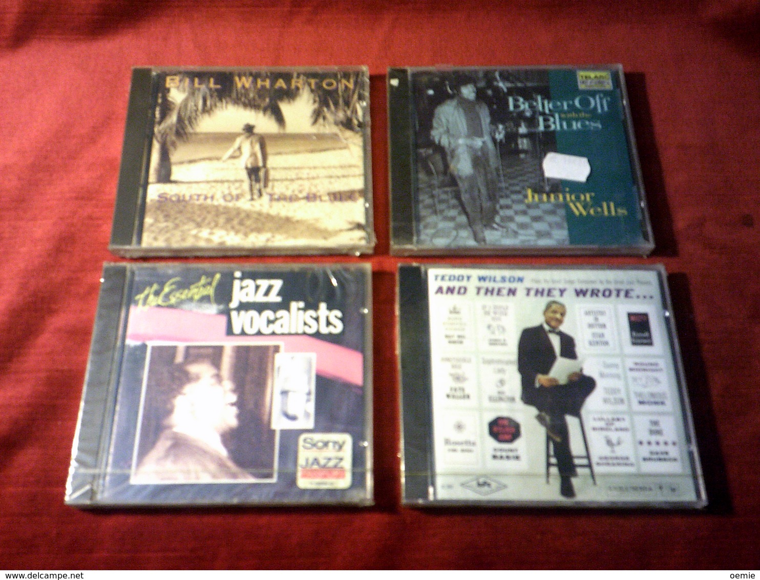 COLLECTION DE 4 CD ALBUM DE JAZZ ° BILL WHARTON + TEDDY WILSON + JUNIORS WELLS + THE ESSENTIAL JAZZ VOCALISTS - Complete Collections