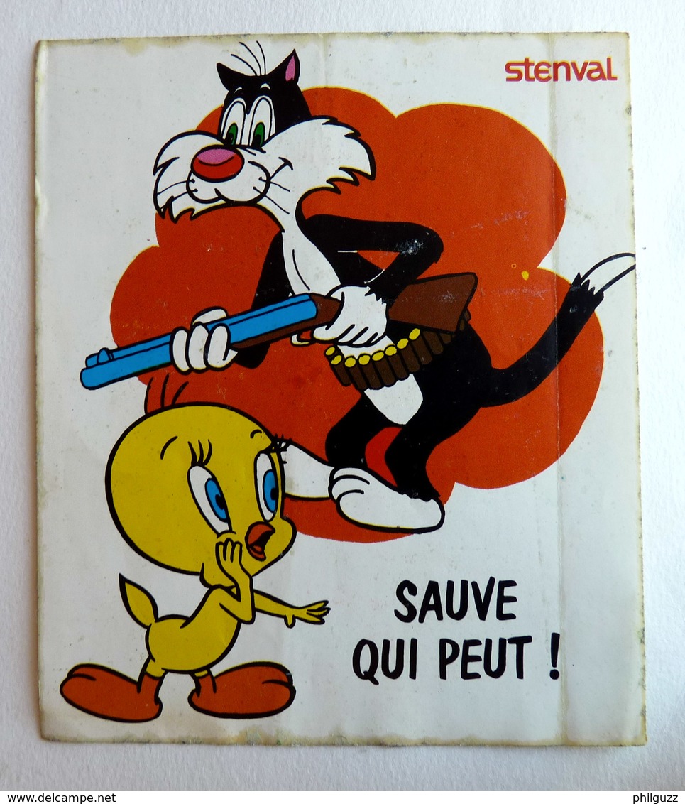 AUTOCOLLANT STENVAL TITI ET LA QUALITE DE VIE N°08 1975 - Autocollants