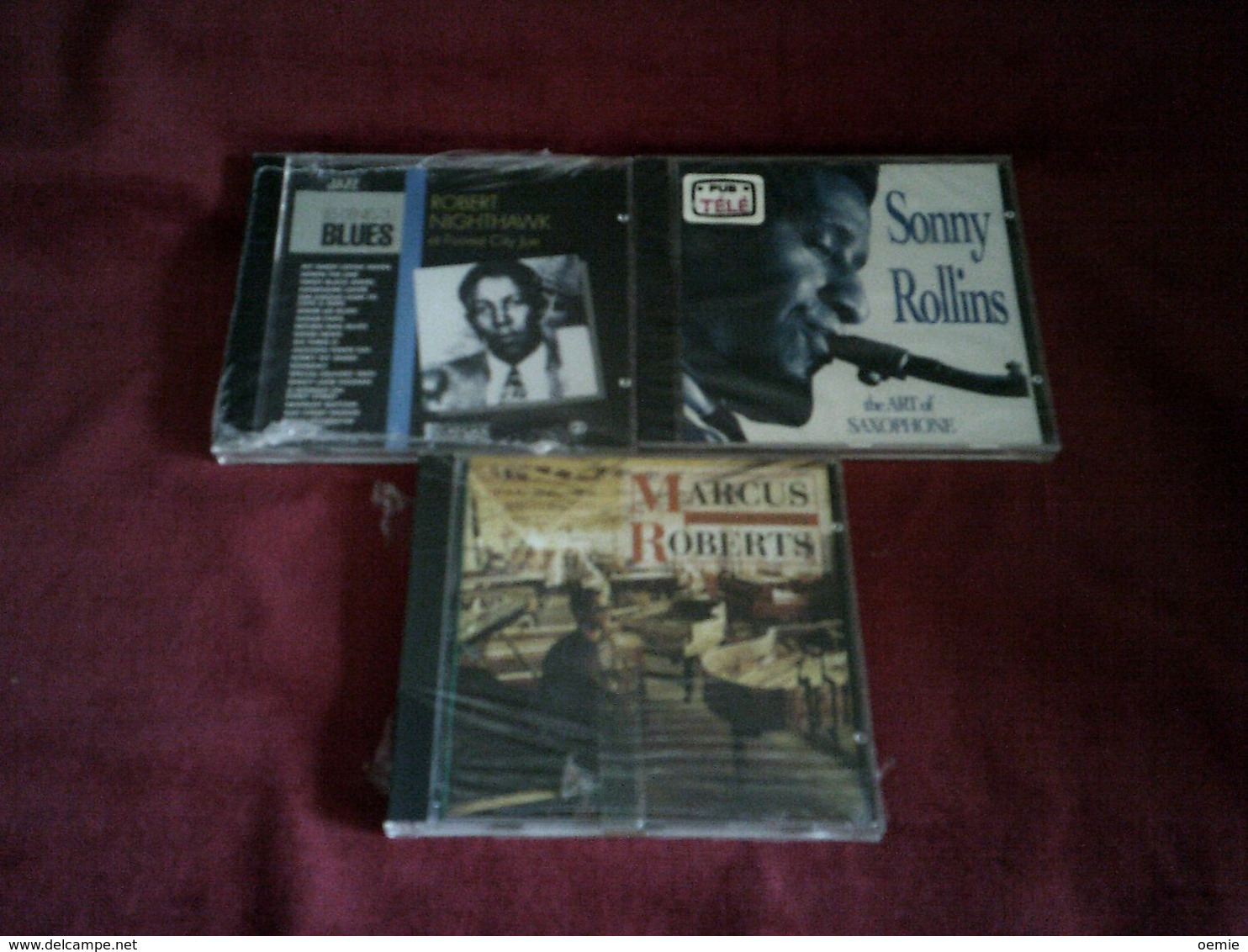 COLLECTION DE 3 CD ALBUM DE JAZZ ° SONNY ROLLINS + MARCUS ROBERTS + ROBERT NIGHTHWK - Complete Collections