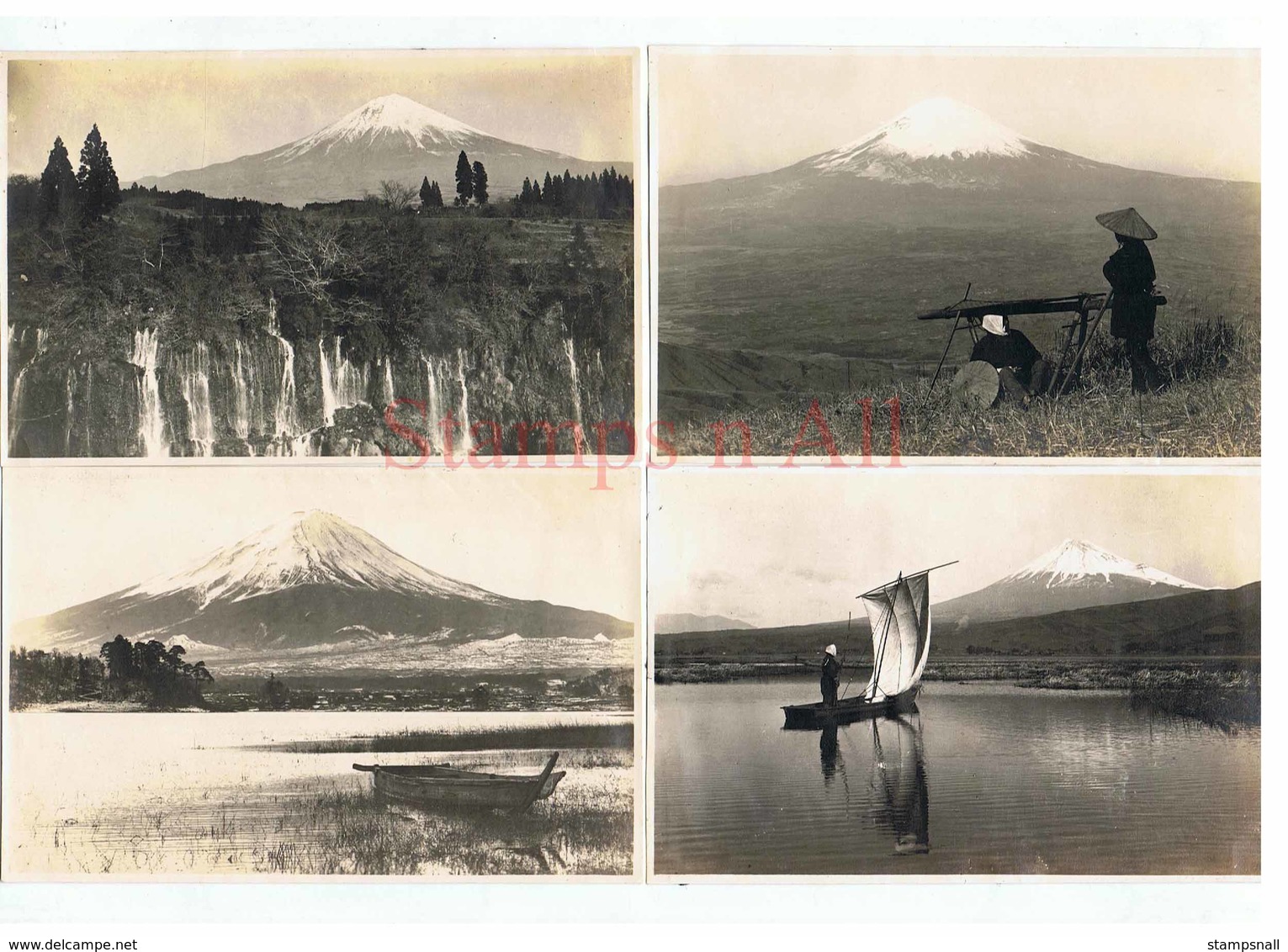 SUPERB COLLECTION OF EARLY JAPAN In 72 High Definition Photographs 14.5 X 9.5 Cm Circa Early 1900s - Places