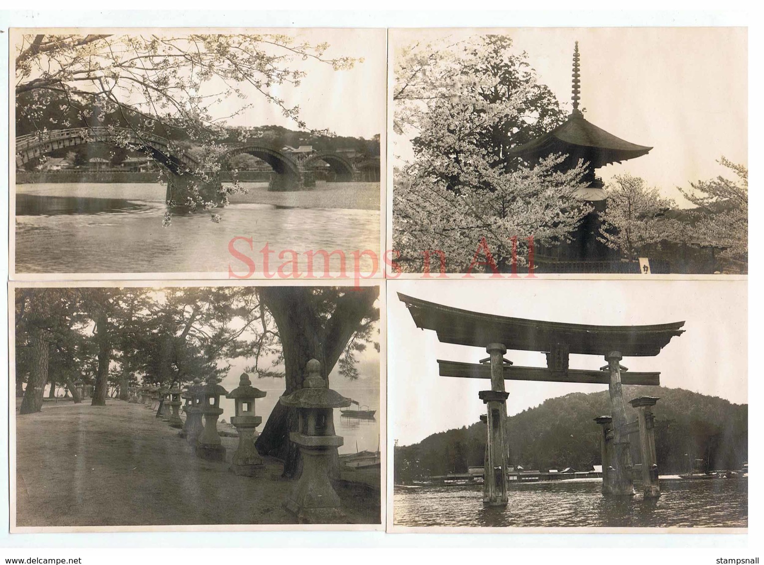 SUPERB COLLECTION OF EARLY JAPAN in 72 High Definition Photographs 14.5 x 9.5 cm Circa early 1900s